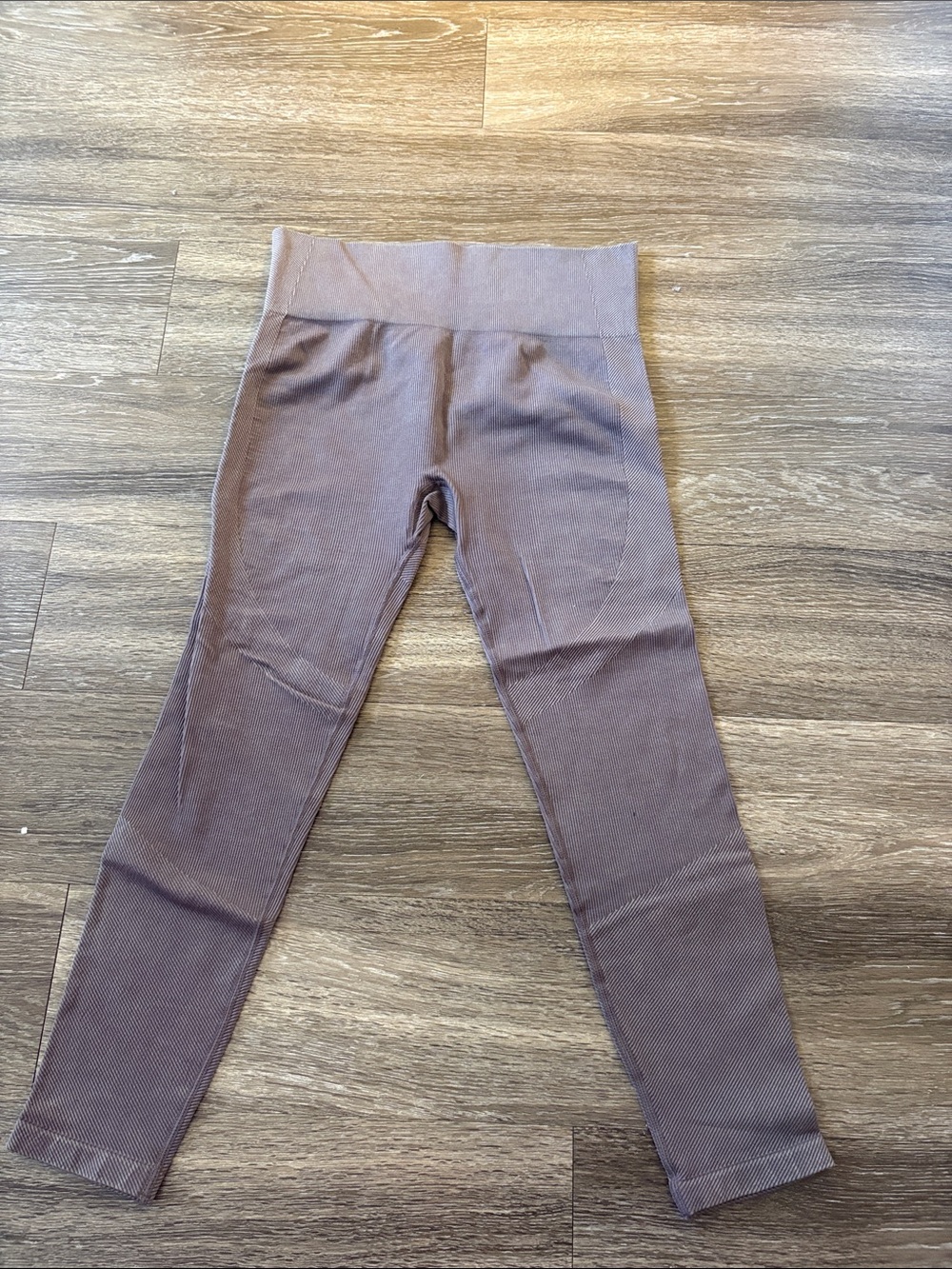JoyLab Ribbed High-Waist Leggings - Mauve
